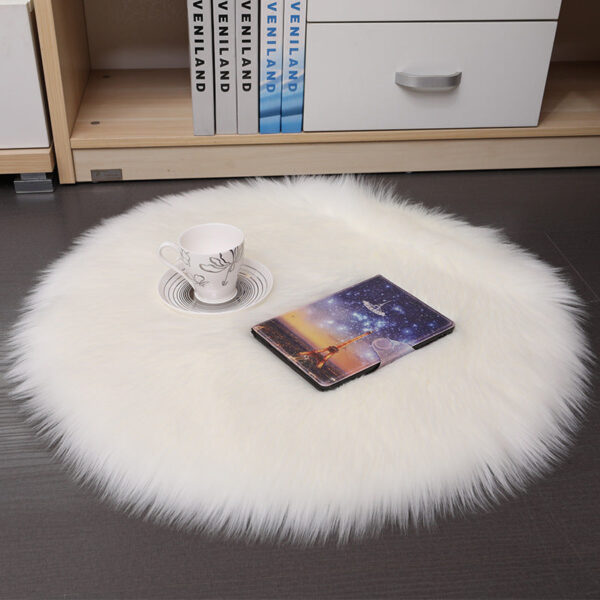 Hair Plush Carpet Floor Mats Household Floor Mats Wool Round Bedroom Carpets