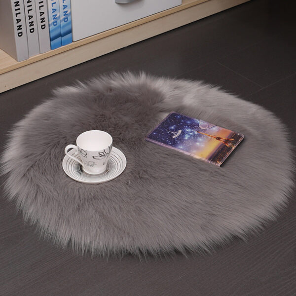 Hair Plush Carpet Floor Mats Household Floor Mats Wool Round Bedroom Carpets