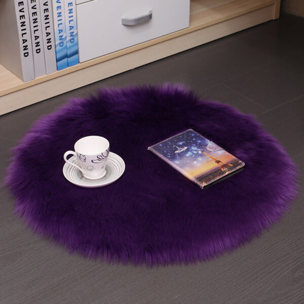 Hair Plush Carpet Floor Mats Household Floor Mats Wool Round Bedroom Carpets