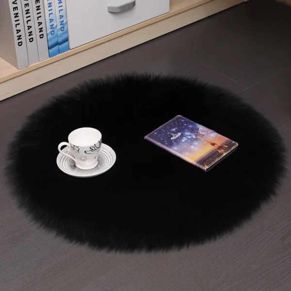 Hair Plush Carpet Floor Mats Household Floor Mats Wool Round Bedroom Carpets