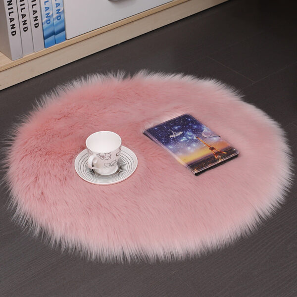 Hair Plush Carpet Floor Mats Household Floor Mats Wool Round Bedroom Carpets